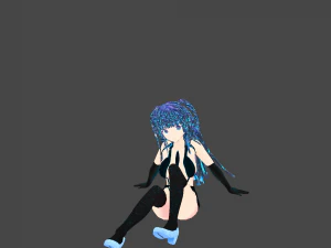 Model Nina hot mod Fictional person 3D Model