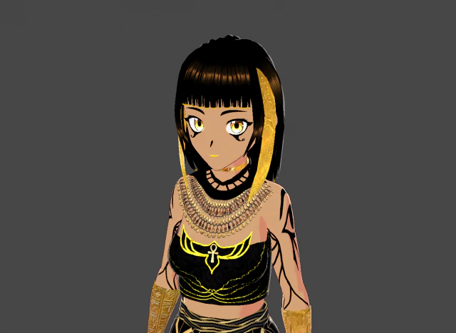 Model Gadis Mesir Model 3D .c4d .max .obj .3ds .fbx .stl .blend