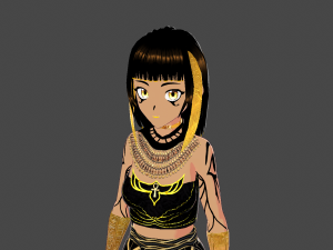 Model Egyptian Girl 3D-Modell