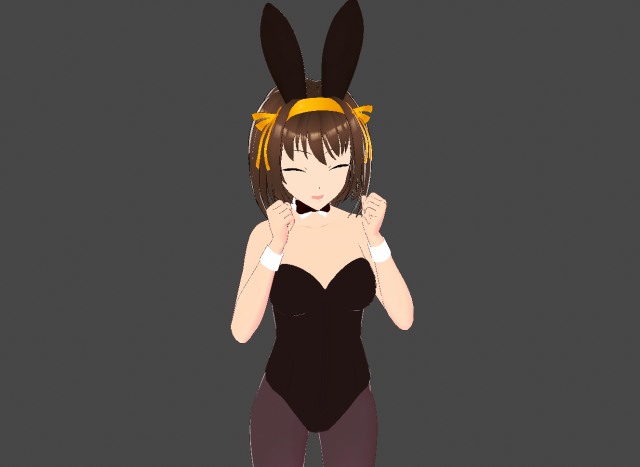 Model Haruhi s Bunny mod 3Dモデル .c4d .max .obj .3ds .fbx .stl .blend 
