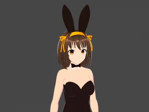Mod Kelinci Model Haruhi Model 3D