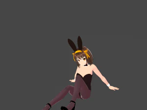 Mod Kelinci Model Haruhi Model 3D