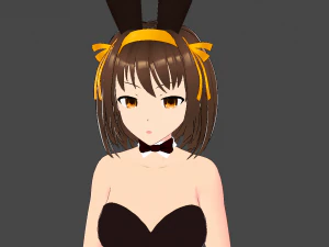 Mod Kelinci Model Haruhi Model 3D