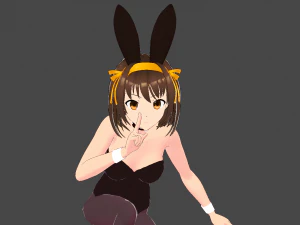 Mod Kelinci Model Haruhi Model 3D
