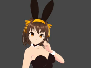 Mod Kelinci Model Haruhi Model 3D