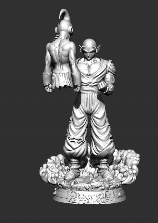 Picolo vs Majibuu 3Dモデル .c4d .max .obj .3ds .fbx .stl .blend 