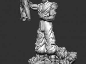 Picolo vs Majibuu 3D Model
