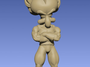 VEGETA X SQUIDWARD Model 3D