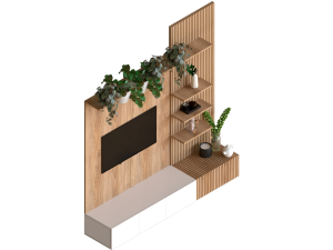 Rack TV Modèle 3D