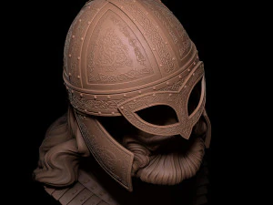 Wikingerhelm 3D Modell