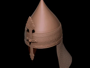 Helm aus dem Nahen Osten 3D Modell