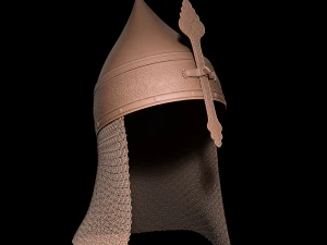 Middle Eastern helmet 3D Model