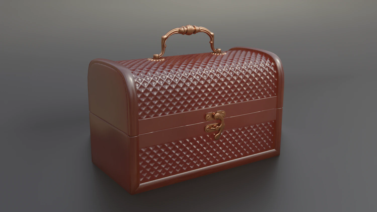 Jewerly box 3D Model .c4d .max .obj .3ds .fbx .stl .blend 