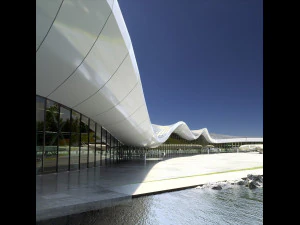 Floating Airport 3D Model