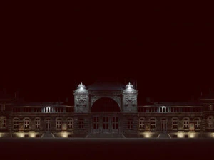 B&acirc;timent historique Modèle 3D