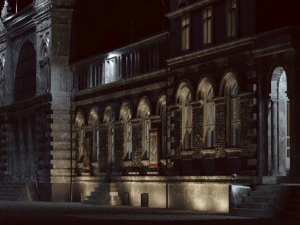 B&acirc;timent historique Modèle 3D