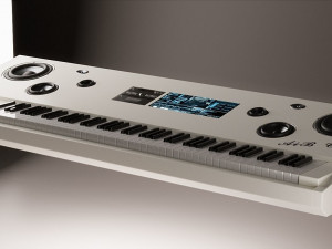 Electrical Keyboard Piano in different textures Modelo 3D
