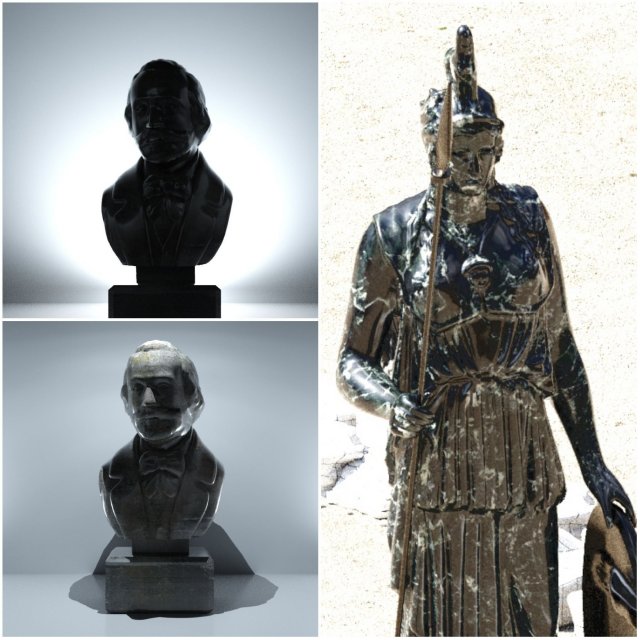 Statue Modello 3D .c4d .max .obj .3ds .fbx .stl .blend 