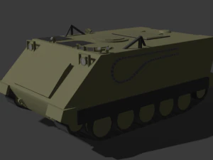 Low polly m113 Model 3D