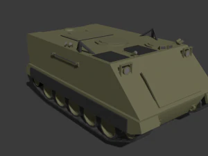 Low polly m113 3D Model