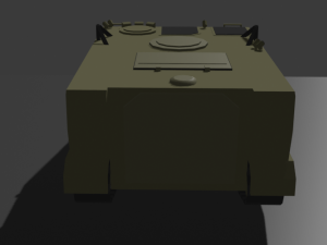 Low polly m113 3D 模型