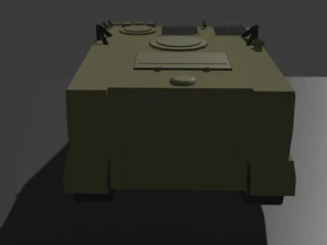 Low polly m113 3D Model
