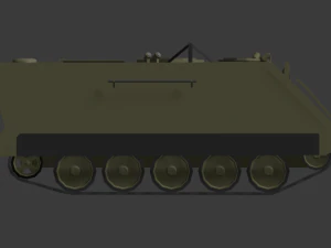 Low polly m113 3D Model