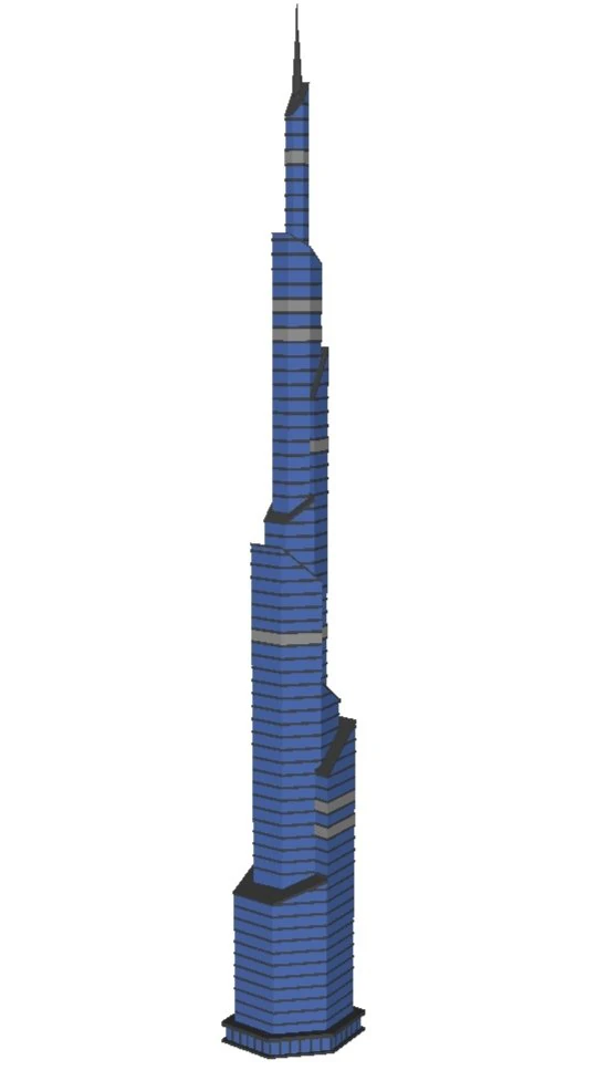 3D Building 3D Model .c4d .max .obj .3ds .fbx .stl .blend 