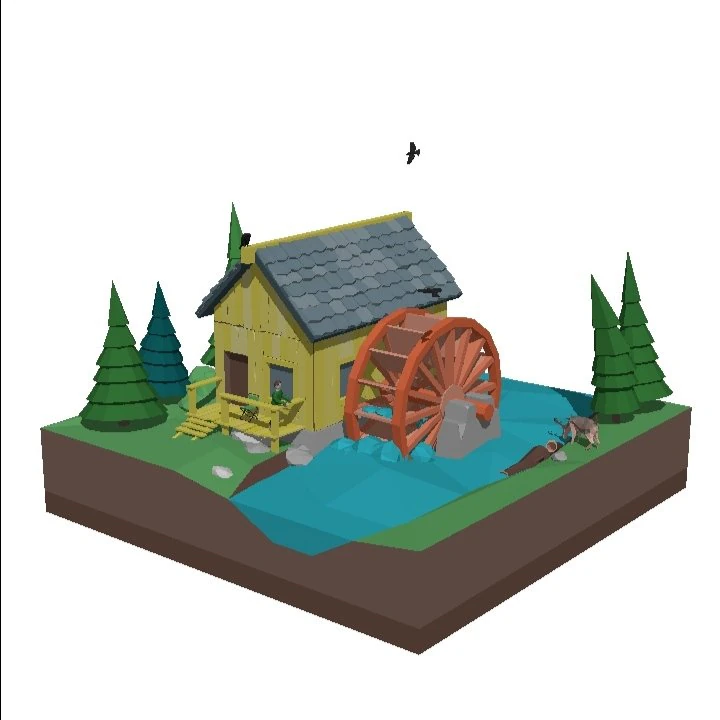 3d house 3D Model .c4d .max .obj .3ds .fbx .stl .blend 