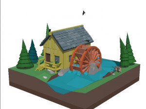 3d house 3Dモデル