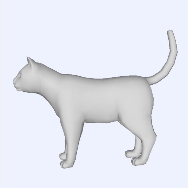 3D cat 3D Model .c4d .max .obj .3ds .fbx .stl .blend 
