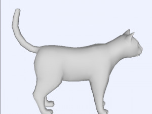 3D cat 3D Model