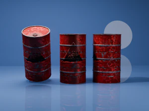 Ijzeren vat 3D Model