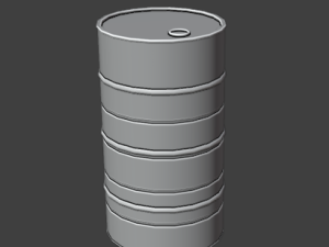 Iron barrel 3D 模型
