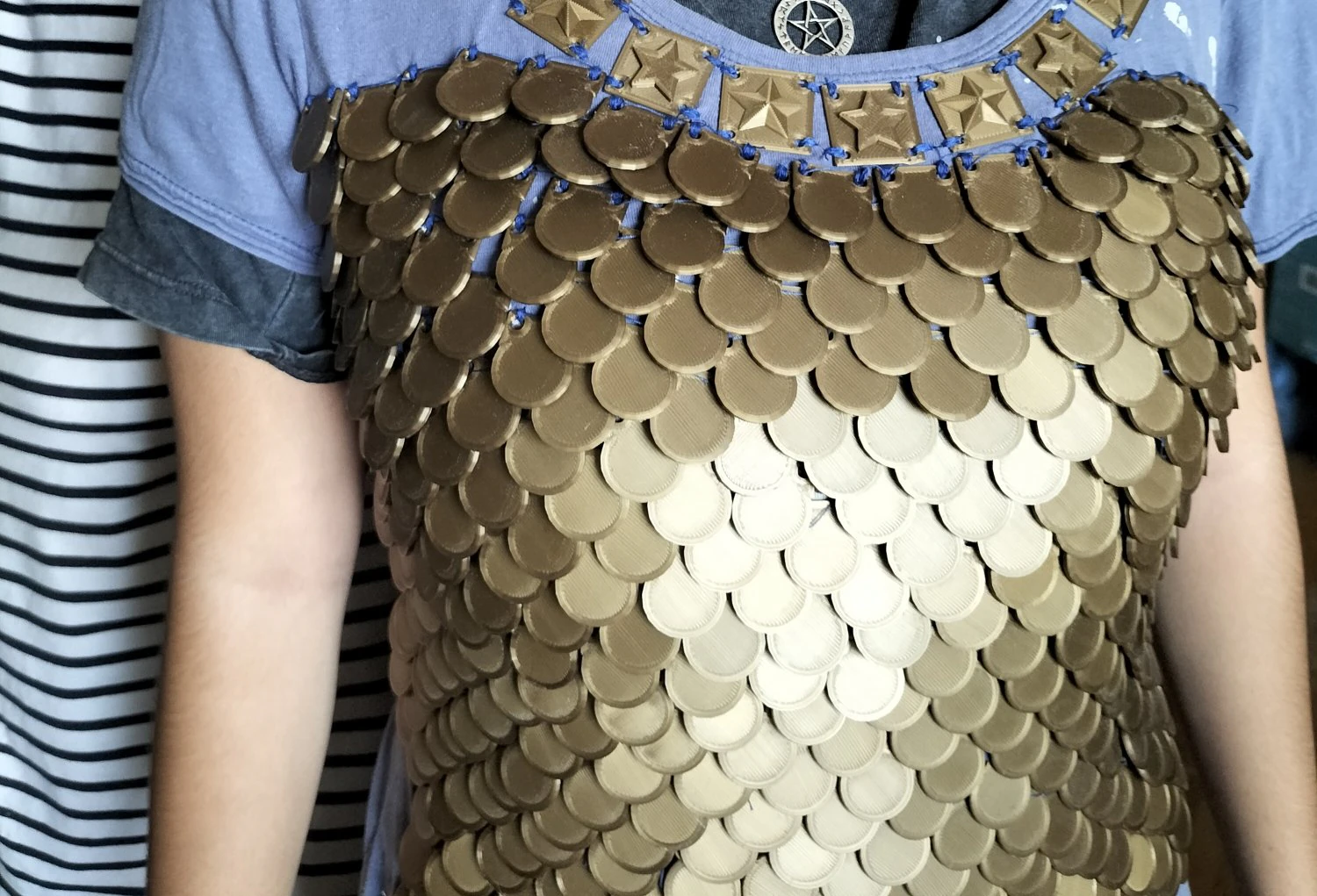 A Dragon Scale 3D Print Model .c4d .max .obj .3ds .fbx .stl .blend 