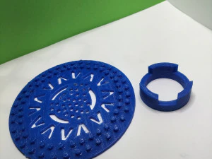 BATHROOM GRID FIXING 3D Print Model