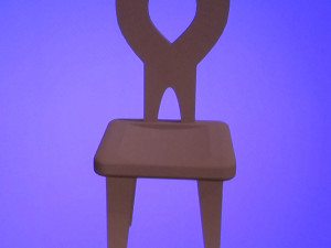 HEART CHAIR - SILLA DE CORAZN 3D प्रिंट मॉडल