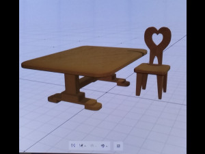 TABLE - MESA DE COMERDOR 3D Print Model