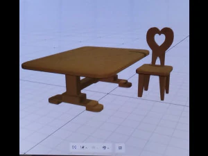 TABLE - MESA DE COMERDOR 3D Print Model