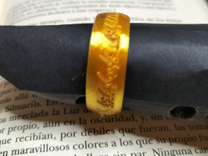 UNIQUE RING OF POWER - ANILLO UNICO DE PODER 3D-Druckmodell