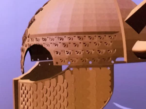 SUN HELMET - CASCO DE SOL 3D Print Model