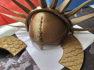 SUN HELMET - CASCO DE SOL 3D Print Model
