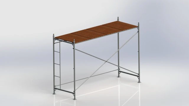 Scaffolding Model 3D Model .c4d .max .obj .3ds .fbx .stl .blend 