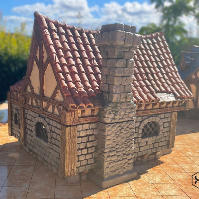 The model home 3D Модель .c4d .max .obj .3ds .fbx .stl .blend 