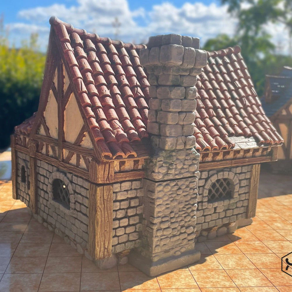 The model home 3D Model .c4d .max .obj .3ds .fbx .stl .blend