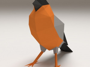 The model a bird 3D-Modell