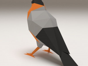 The model a bird 3D-Modell