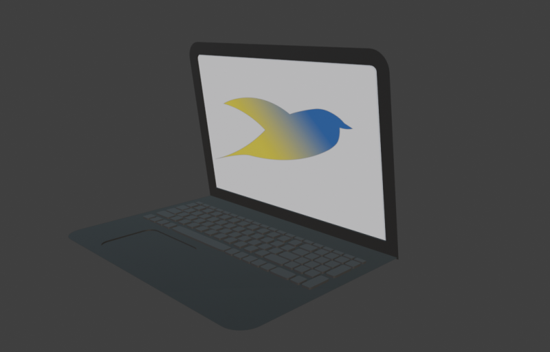 Notebook 3D 模型 .c4d .max .obj .3ds .fbx .stl .blend 