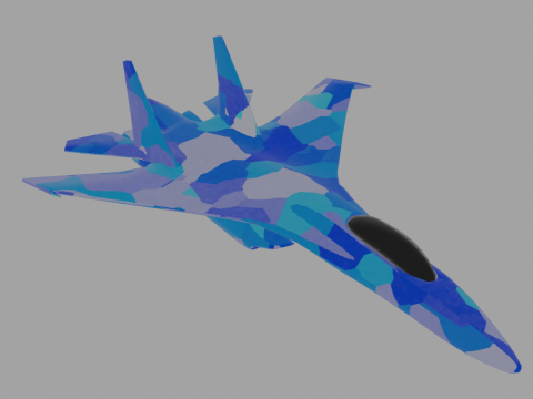 Su-27 3D Model