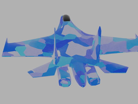 Su-27 3D 모델